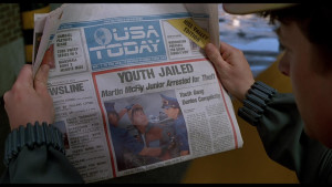 USA TODAY BACK TO THE FUTURE