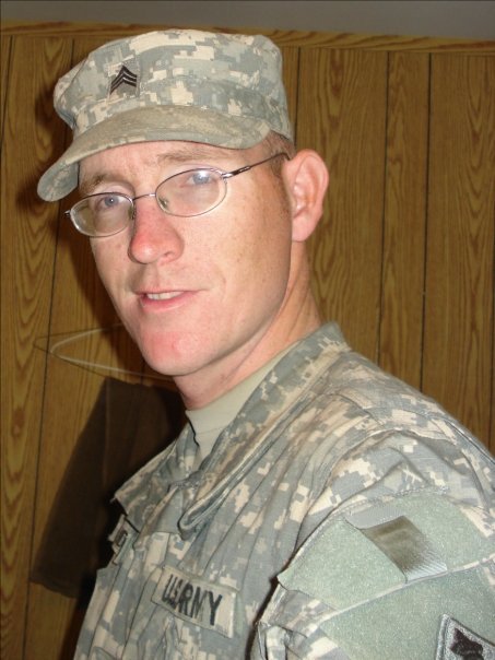 Christopher Chaos while deployed with the U.S. Army